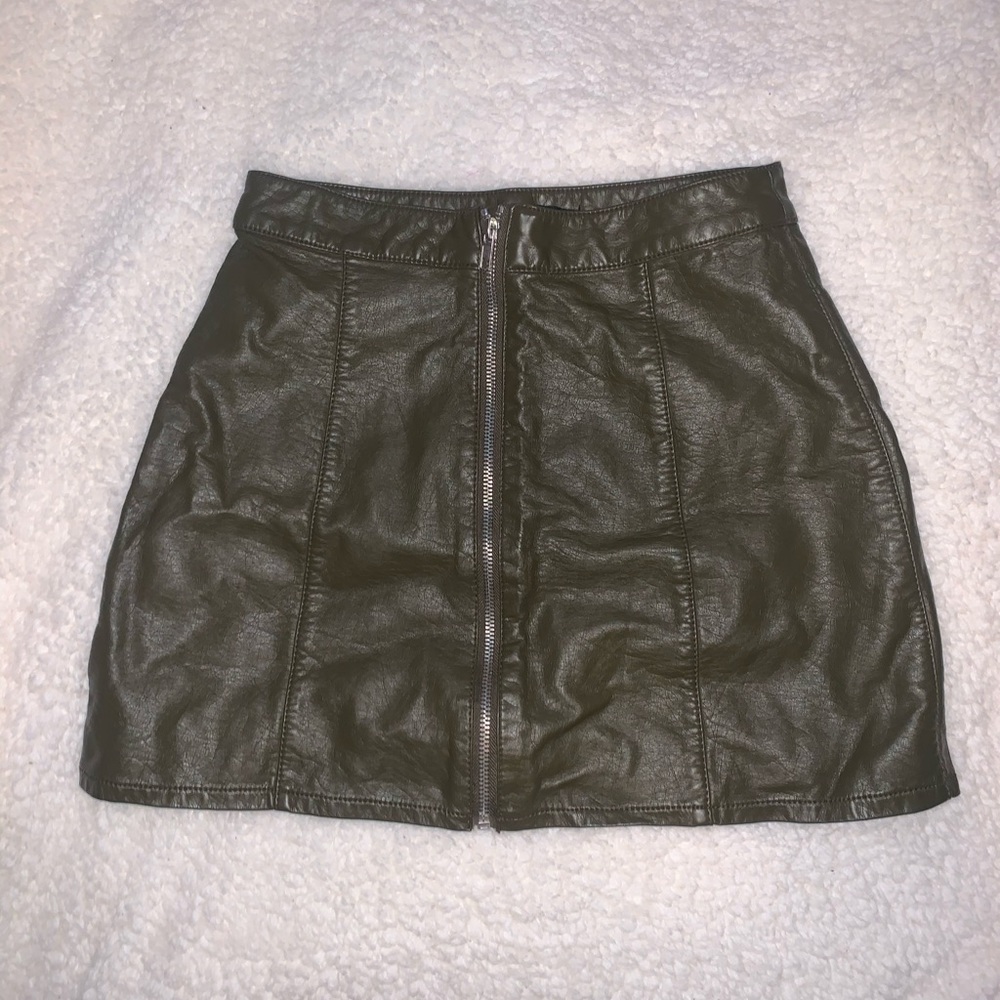 Leather Skirt